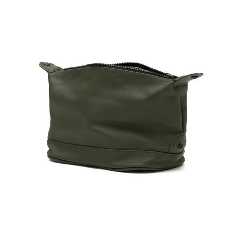 A toiletry bag that is not only practical and handy, but also minimalistic with a modern design. The bag is made of a water-repellent material, therefore you don't have to worry about its contents. The bag closes with a zipper and is ideal for traveling. Made of nubuck PU-Material which gives the bag its water-repellent properties.