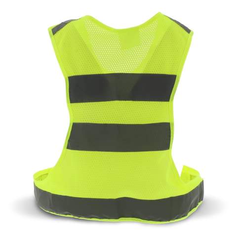 Reflective sports vest, ideal for sports in the dark. Its size is adjustable and can also be used for visibility when you go out at night.
