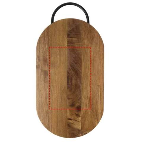 This chopping board with handle is both durable and stylish, crafted from high-quality acacia wood. The natural wood grain adds a rustic touch to your kitchen, while the ergonomic handle provides easy manoeuvrability. Perfect for chopping, slicing, and serving, this board is a versatile and functional addition to any kitchen.