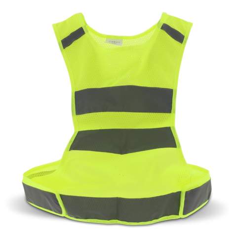 Reflective sports vest, ideal for sports in the dark. Its size is adjustable and can also be used for visibility when you go out at night.