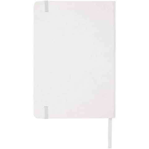 Scheurbestendig notitieboek in A5 formaat met binnenpagina's gemaakt van steen. Steenpapier is 100% boomvrij en het productieproces verbruikt minder energie in vergelijking met gerecycled of nieuw pulppapier. Het is waterbestendig, zodat gemorste vloeistoffen gemakkelijk kunnen worden afgeveegd. Met bijpassend kleurlint en elastische band en 60 vellen 120 g/m² gelijnd steenpapier. Verpakt in een kartonnen hoes.