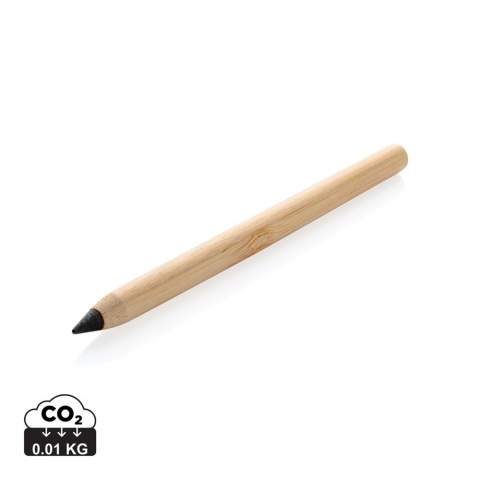 Crayon sans arbre remplace votre crayon en bois traditionnel. Les crayons en bois traditionnels n'écrivent que jusqu'à environ 200 mètres, mais ce crayon infini a une longueur d'écriture allant jusqu'à environ 20 000 mètres et utilise une pointe en graphite. Il s'use si lentement qu'il devrait durer plus longtemps que 100 crayons en bois traditionnels!