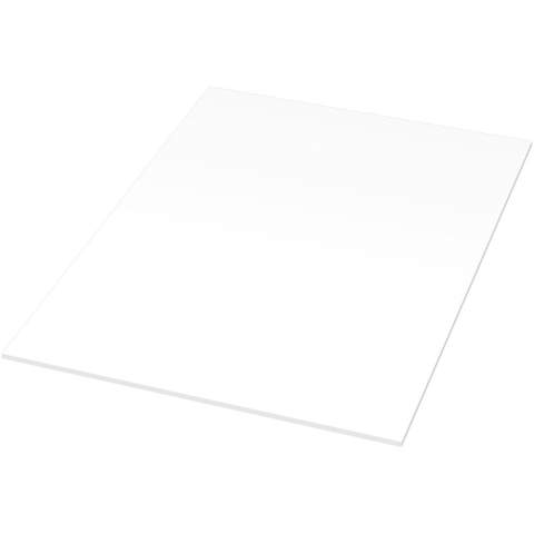 White A4 Desk-Mate® notepad with wrap over cover with 80g/m2 paper with a 250 g/m2 wrap over cover. Full colour print available to cover and each sheet. Available in 2 sizes (25/50 sheets).