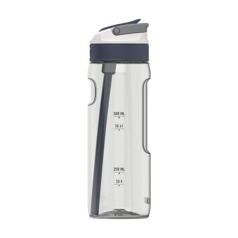 Gebruiksvriendelijke waterfles van het merk Kambukka®. Dankzij de Spout dop met drinktuit en het gebogen rietje hoef je je hoofd niet te kantelen om de fles leeg te drinken. Veilig tijdens het rijden en gemakkelijk tijdens het sporten. Gesloten wordt de drinktuit beschermd tegen vuil. • Van helder en geurloos Tritan™ Renew - 50% gecertificeerd gerecycled materiaal • excellente kwaliteit • BPA-vrij • universele dop: past ook op andere Kambukka® drinkflessen • de fles en het deksel zijn vaatwasserbestendig - voor behoud van de opdruk wordt met de hand afwassen aanbevolen • 100% lekvrij • inhoud 750 ml.     VOORRAAD INFORMATIE: Tot 1.000 stuks beschikbaar binnen 10 werkdagen. Uitzonderingen voorbehouden.