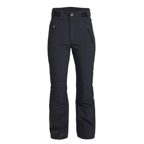De Grace Softshell Ski Bib is een skibroek voor dames met een hoge taille en riempjes in een klassiek, stijlvol en strak ontwerp. De broek is nauwsluitend en heeft lange pijpen die mooi over skischoenen passen. De extra hoge taille geeft deze broek een stijlvolle look en voorkomt ook dat er sneeuw in komt. De softshell stof is soepel en zacht en zorgt ervoor dat je niet nat wordt. De bandjes houden de broek de hele dag op zijn plaats en kunnen ook worden verwijderd. Deze broek past perfect bij de Grace Ski Jacket.