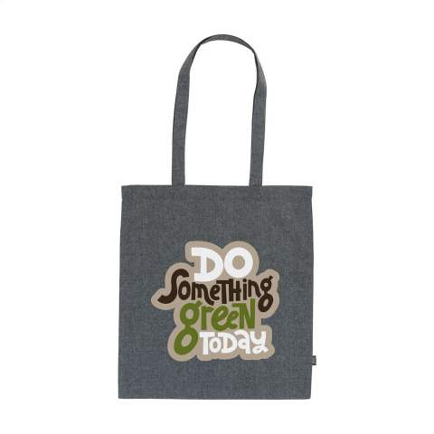 ECO shopping bag made from blended, recycled cotton (180 g/m²). With long handles.