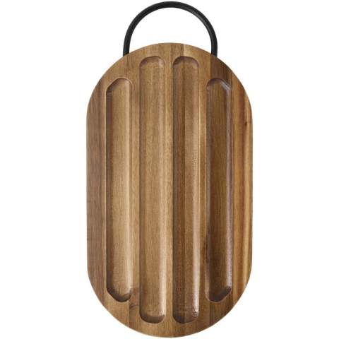 The Prestige chopping board with knife combines natural beauty with everyday functionality. Made from durable acacia wood, the board offers a sturdy surface for slicing and serving bread. The included knife delivers clean, precise cuts, making it easy to serve guests or enjoy fresh bread at home. With its elegant wood grain and timeless design, it’s a stylish addition to any kitchen or dining table.