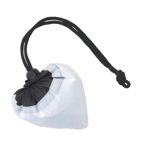 Foldable large shopping bag made from sturdy polyester. With double carrying straps. From pouch to bag and vice versa in no time. Meas. unfolded 42 x 38 cm.