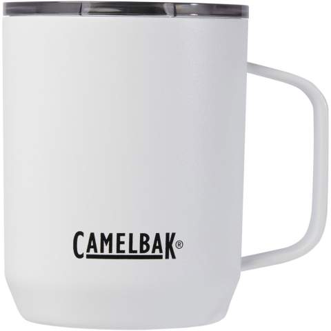 Der aus doppelwandigem, vakuumisoliertem Edelstahl gefertigte Campingbecher Horizon mit 350 ml Fassungsvermögen hält Ihre Getränke 4 Stunden lang heiß oder 6 Stunden lang kalt. Der Tri-Mode-Deckel mit Überlaufschutz sorgt für Durchflusskontrolle. Die robuste Pulverbeschichtung und das trendige Design verhindern die Bildung von Kondenswasser an der Außenseite des Bechers. Breite Öffnung für einfaches Reinigen und Befüllen. Lebenslange Garantie auf Herstellungsfehler. Rutschfester Silikonboden. BPA-, BPS- und BPF-frei.