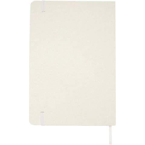 The Bass A5 hard cover notebook features 80 lined sheets of 80 g/m2 paper, and is made of recycled milk cartons.