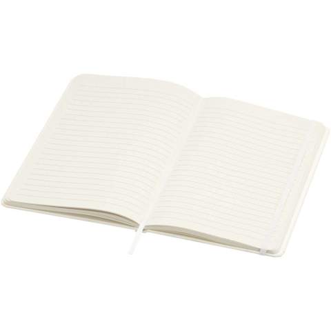 The Bass A5 hard cover notebook features 80 lined sheets of 80 g/m2 paper, and is made of recycled milk cartons.