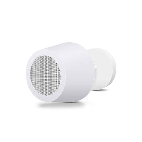 Beleuchten Sie Ihre Umgebung, bewerben Sie Ihre Marke und hören Sie Ihre Lieblingsmusik. Diese modische 3-in-1-Lampe mit Stimmungslicht und Lautsprecher wird über eine Touch-Steuerung bedient und verfügt über mehrere voreingestellte Lichtmodi. Die Beleuchtung besteht aus dimmbarem LED-Licht in 7 verschiedenen Farben. Batterielebensdauer: Licht nur 8-10 Stunden, Lautsprecher nur 2-4 Stunden, Licht und Lautsprecher 2-3 Stunden.