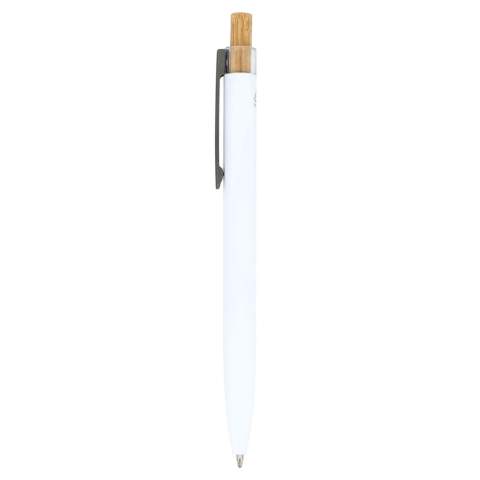 Le stylo à bille Kalmar offre un design élégant pour une expérience d'écriture fluide et fiable. Fabriqué à partir d'aluminium recyclé, il offre un agréable toucher et un poids satisfaisant dans votre main lorsque vous écrivez.