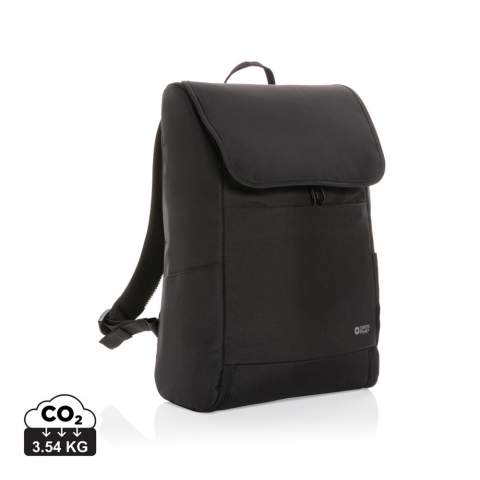 This AWARE™ RPET all over zipper 15.6" backpack is the ultimate choice for those who prioritise both style and sustainability. This backpack features a unique all over zipper design making it easy to pack and store when not in use. It's equipped with a spacious main compartment that can accommodate a 15.6" laptop, along with multiple pockets to keep your essentials organised. Made with 100% recycled polyester. With AWARE™ tracer that validates the genuine use of recycled materials.  2% of proceeds of each AWARE™ product sold will be donated to Water.org.<br /><br />FitsLaptopTabletSizeInches: 15.0<br />PVC free: true