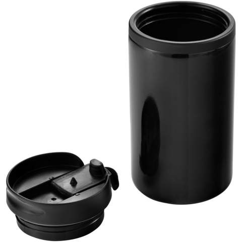 The Mojave 250 ml insulated tumbler keeps hot drinks warm for a longer period. Thanks to its solid but sleek design, any logo placed on this tumbler catches the eye. The combination of PP plastic and stainless steel makes the Mojave a strong tumbler that resists corrosion and is easy to clean. The twist-on lid ensures smooth opening and closing of the tumbler, and makes the beverage easy to drink.