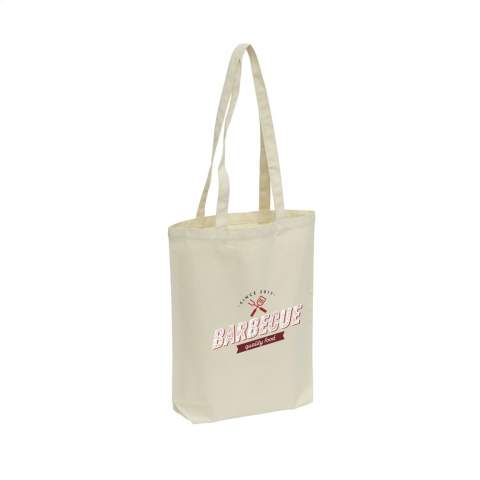 Shopping bag with long handles made from 100% woven, extra heavy duty canvas (270 g/m²). A durable and very strong promotional bag.