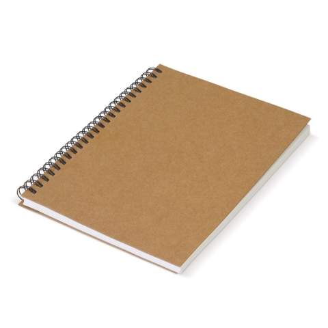 The sheets of this notebook were made from rocks. The result is a strong, smooth sheet of paper with a remarkably cool touch. The sheets are perforated on the side making it easy to tear them out.