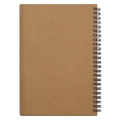 The sheets of this notebook were made from rocks. The result is a strong, smooth sheet of paper with a remarkably cool touch. The sheets are perforated on the side making it easy to tear them out.