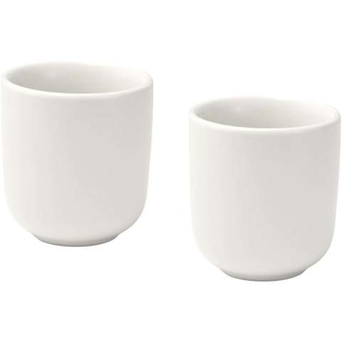 Elevate your coffee ritual with the Male 2-piece 90 ml ceramic espresso cup set. Designed for style and comfort, each cup features a sleek modern shape, smooth finish, and easy-to-hold grip. Made from high-quality ceramic, they're perfectly sized for rich, full-bodied espresso shots. Both elegant and functional, this set is a refined addition to any kitchen or coffee bar.