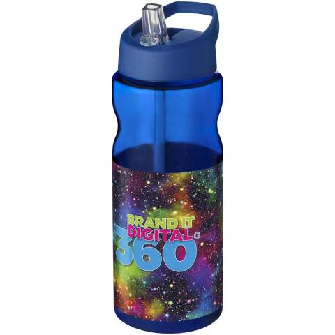 Single-wall sport bottle with ergonomic design. Bottle is made from recyclable PET material. Features a spill-proof lid with flip-top drinking spout. Volume capacity is 650 ml. Mix and match colours to create your perfect bottle. Contact customer service for additional colour options. Made in the UK. Packed in a recycled PE plastic bag. BPA-free.