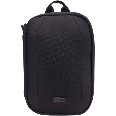 The Case Logic Invigo accessories bag has space for cables, earbuds, adapters, and other personal items. It is great to use in a larger bag or on its own. This bag is made with a 100% recycled 600D polyester exterior and 150D polyester lining. Featuring multiple pockets and elastic loops to store passport, pens, chargers, and much more.