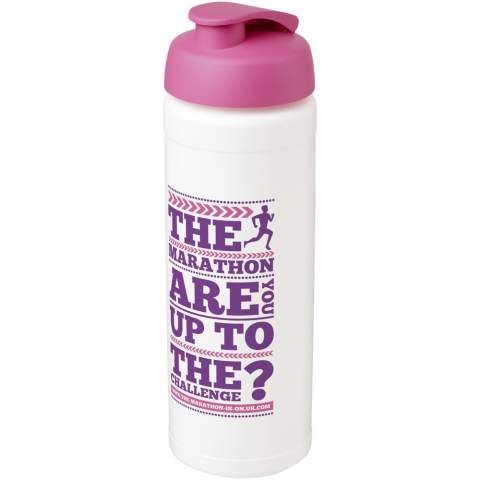 Enkelwandige sportfles met geïntegreerde vingergreep. Heeft een morsvrije, flipcapdeksel. Volume 750 ml. Mix en match kleuren om je perfecte fles te maken. Neem contact op met de klantenservice voor meer kleuropties. Gemaakt in het Verenigd Koninkrijk. BPA-vrij. Voldoet aan EN12875-1 en is vaatwasmachinebestendig.