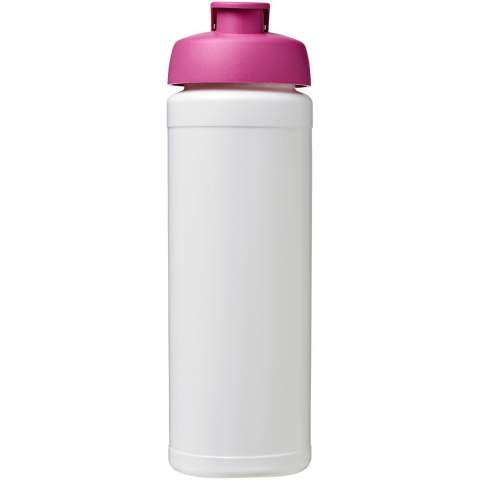 Enkelwandige sportfles met geïntegreerde vingergreep. Heeft een morsvrije, flipcapdeksel. Volume 750 ml. Mix en match kleuren om je perfecte fles te maken. Neem contact op met de klantenservice voor meer kleuropties. Gemaakt in het Verenigd Koninkrijk. BPA-vrij. Voldoet aan EN12875-1 en is vaatwasmachinebestendig.