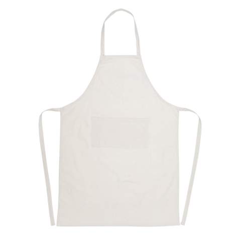 Eine wahre Geschichte über Nachhaltigkeit! Diese 180gr Recycled Cotton Schürze wurde mit AWARE™ Tracer hergestellt. Mit AWARE™ wird die Verwendung von echten recycelten Gewebematerialien ( 70% rCotton und 30% rPET) sowie die Angaben zur Wasserreduzierung durch disruptive physische Tracer und Blockchain-Technologie garantiert. Sparen Sie Wasser und verwenden Sie echte recycelte Stoffe. Weiterhin werden 2% des Erlöses jedes verkauften Impact-Produkts an Water.org gespendet. Nie wieder fleckige Kleidung. Diese schöne Schürze hat Riemen an der Taille für eine perfekte Passform, und die Vordertasche eignet sich perfekt für Löffel oder andere Accessoires, die Sie beim Kochen griffbereit haben müssen. Die Wassereinsparungen basieren auf Zahlen im Vergleich zu herkömmlichen Fasern. Diese berechnete Angabe basiert auf zuverlässigen Ökobilanzdaten, die von Textile Exchange in ihren Material Snapshots 2016 veröffentlicht wurden.
