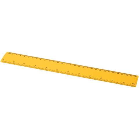 Solid plastic ruler, with markings available in both inches and centimetres. Please note, the ruler markings are printed along with artwork, plain stock rulers will not carry markings.