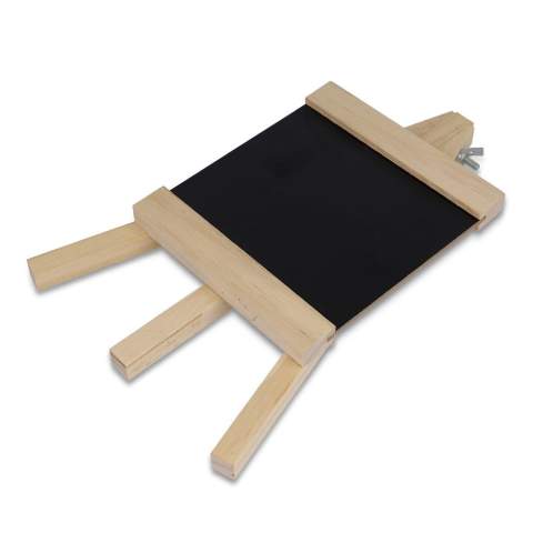 Zeigen Sie Ihre Botschaften mit Charme auf unserer Kreidetafel in einem Holzstaffelei. Perfekt für zu Hause, im Büro, für Speisekarten oder Veranstaltungen. Wird mit Kreide geliefert.