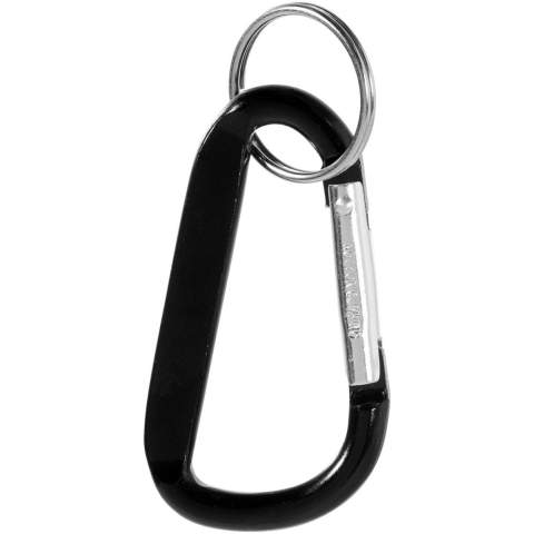 Le porte-clés Timor à mousqueton est très pratique puisqu'il peut être attaché à un sac à dos. Il est fabriqué en aluminium léger et résistant et présente une finition métallique saisissante. Timor propose différentes options pour ajouter un logo visible. Le mousqueton n'est pas adapté à l'escalade.