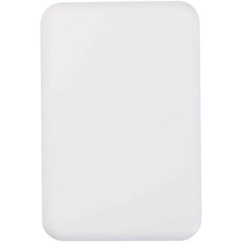 Charge smarter and faster with the compact Acrab 5000 mAh power bank, made from recycled plastic. Enjoy up to 15W magnetic wireless charging for compatible smartphones, including iPhone 12 and newer. For other wireless charging-enabled devices without magnetic function, a metal ring sticker is included for secure alignment. The power bank also supports 20W wired Type-C fast charging, and the ability to charge two devices at once (wireless and wired), making it perfect for staying powered up on the go. A LED indicator keeps you updated on the charging/battery status.