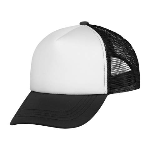 Diese trendige Trucker Cap aus Schaumstoff und Netzmaterial mit 5 Panelen ist beliebt bei jedermann! Veredeln Sie die Vorderseite mit einem
Transferdruck oder Stick. Mit dieser Cap als Werbegeschenk machen Sie
garantiert jedem Kind eine Freude!