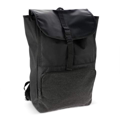 Voici "Liam", votre sac à dos écologique pour ordinateur portable. Fabriqué à partir de matériaux RPET recyclés, il est durable et élégant. Transportez votre technologie et vos objets essentiels en toute bonne conscience.