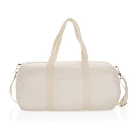 De Impact AWARE™ 285 g/m² gerecyclede canvas reistas ongeverfd is de perfecte manier om je benodigdheden voor een korte reis mee te nemen. Deze ruime reistas biedt voldoende ruimte voor je essentials. Het gerecyclede canvas is ongeverfd en gebruikt in zijn ruwe vorm, zonder chemicaliën van verven of bleken. Met AWARE™ tracer die het echte gebruik van gerecyclede materialen valideert. 2% van de opbrengst van elk verkocht Impact-product wordt gedoneerd aan Water.org. Samenstelling 70% gerecycled katoen, 30% gerecycled polyester.<br /><br />PVC free: true