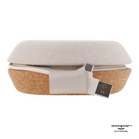 Compact portable speaker. Start a conference call anywhere. The Meetair is also great for listening to music. The hidden cable has an input adapter for USB and USB-C. The speaker has two microphones, so it can be placed anywhere. Moreover, any ambient noise is suppressed.