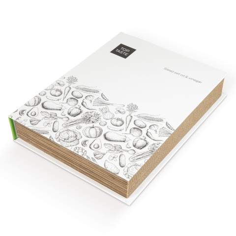 Deze verpakking in boekstijl design bevat een keramische set voor olie &amp; azijn en een set slaklauwen. Deze klauwen zijn geschikt voor het mixen van salades en het oppakken er van.  De bookstyle bevat ook twee recepten om compleet verschillende en populaire salades te maken.