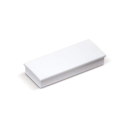 Aimant de forme rectangulaire. Qualité : 6,0 N. Existe en noir ou en blanc. Marquage sur la 1ere face en digital (quadri) ou tampographie. Tous nos produits sont testés et certifiés, et répondent  aux normes sociales. 