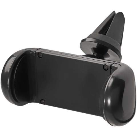 Telefonhalterung, die in die Lüftungsschlitze des Armaturenbretts eines Autos passt und ein Mobiltelefon in einer bequemen und sicheren Position hält. Kompatibel mit allen Handys. Sie ist um 360 Grad drehbar und verfügt über eine beidseitige Öffnung.
