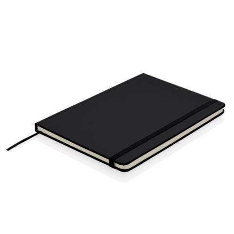 Ruled A5 hardcover standard notebook with elastic closure and bookmark ribbon. 144 pages of 70g/m2 paper inside. Cream coloured pages.<br /><br />NotebookFormat: A5<br />NumberOfPages: 144<br />PaperRulingLayout: Lined pages