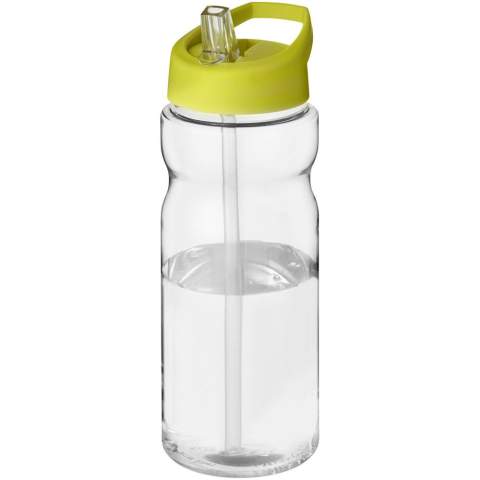 Single-wall sport bottle with ergonomic design. Bottle is made from recyclable PET material. Features a spill-proof lid with flip-top drinking spout. Volume capacity is 650 ml. Mix and match colours to create your perfect bottle. Contact customer service for additional colour options. Made in the UK. Packed in a recycled PE plastic bag. BPA-free.