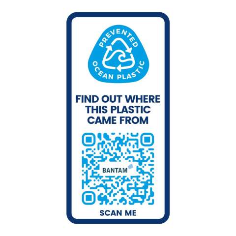 Bouteille de sport à simple paroi avec design ergonomique. La bouteille est faite à partir de plastique provenant de l'organisation Prevented Ocean Plastic. Le plastique est collecté à moins de 50 km d'un littoral océanique ou d'une voie navigable importante qui se jette dans l'océan.Il est ensuite trié et transformé en plastique recyclé de grande qualité et qui peut être en contact avec la nourriture en toute sécurité. Dispose d’un couvercle vissé sécurisé. Capacité de 650 ml. Couleurs à mélanger et assortir pour créer la bouteille parfaite. Fabriqué au Royaume-Uni. Emballée dans un sac en plastique PE recyclé. En raison de la nature du matériau recyclé, il peut y avoir quelques petites marques sur le corps de la bouteille.