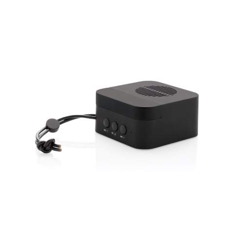 Haut-parleur 5W avec BT 5.0 pour une connexion facile et batterie 600 mAh vous garantit jusqu’à 6 heures d'écoute par charge. Fabriqué à partir d'aluminium, ABS finition soft touch et dragonne en PU. Emballé dans une boite cadeau. Modèle déposé®<br /><br />HasBluetooth: True<br />NumberOfSpeakers: 1<br />SpeakerOutputW: 5.00