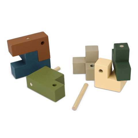 Découvrez le jeu de cube en bois InSideOut ! Ce jeu de réflexion intelligent commence par l'enlèvement de la goupille lâche au milieu, après quoi le cube peut être démonté en plusieurs grandes pièces. Mais attention, les goupilles en bois font de l'assemblage un casse-tête difficile. Avez-vous reconstitué le cube ? Vous disposez alors non seulement d'un bel objet décoratif, mais aussi d'un jeu prêt à relever le prochain défi. Le jeu de cube InSideOut s'adresse aux jeunes et aux moins jeunes et permet de s'amuser tout en faisant travailler ses méninges. Lancez un défi à votre famille et à vos amis : qui est le plus rapide à reconstituer le cube ? Pour une touche personnelle, un logo peut même être imprimé sur l'une des pièces. Un cadeau idéal ou un objet qui attire l'attention à la maison ou au bureau !
