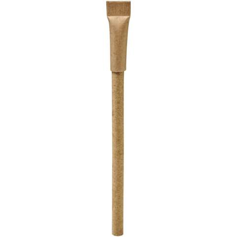 Recycled paper ballpoint pen with cap. Writing length +/- 700 m. Recycled paper colour may vary.