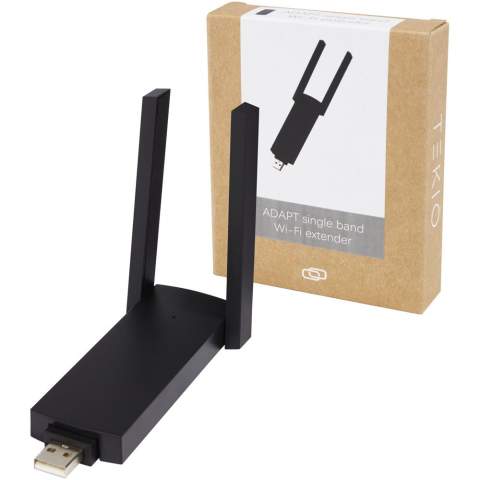 Wi-Fi extender that can extend wireless coverage to every corner of your house (up to 15 meters). Universally compatible with any standard router or gateway and can be setup on various platforms easily (Windows/Android/iOS). Stable connection that provides up to 300Mbps transmission under 2.4GHz channel. Includes a nice pouch for easy transport and storage. Delivered in a premium kraft paper box with a colourful sticker.