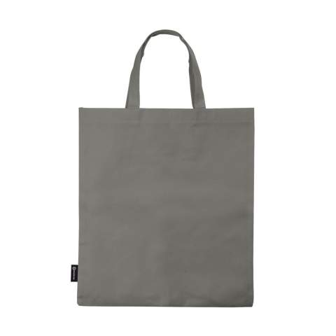 Farbige Non-Woven Tragetasche mit kurzen Griffen. Große Druckfläche.