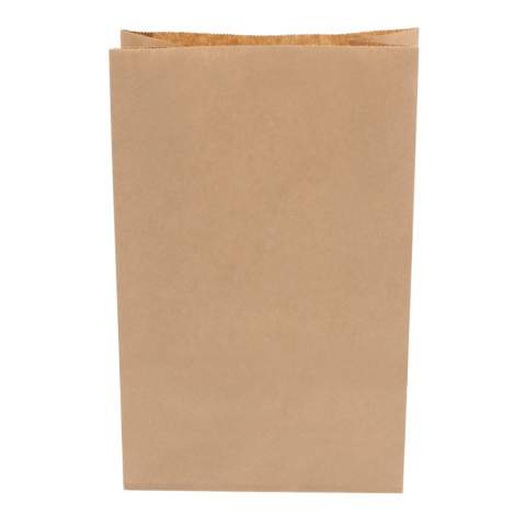 Kraftpapiertasche ohne Griffe. FSC-zertifiziert und in Europa hergestellt.