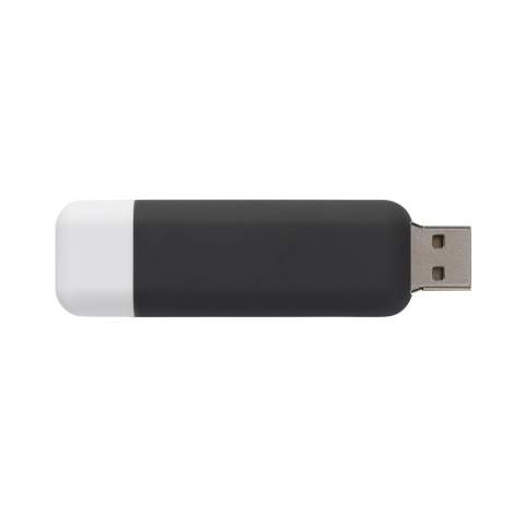 Le lecteur flash USB design Toppoint avec 8 GB de mémoire de la gamme Modular présente un design unique et une finition douce au toucher.