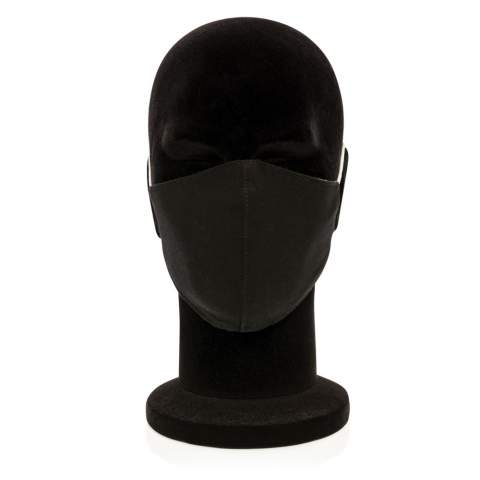 Masque de protection en coton de 320 g/m2 (2 couches de 160 g/m2) avec insert pour filtre et conçu pour s'adapter à tous les visages. Le port de ce masque évite que les mains ne touchent la bouche et le nez et réduit également la propagation des gouttelettes lorsque vous parlez, éternuez ou toussez. Avec des élastiques d'oreilles confortables et réglables pour faciliter le port du masque. Lavable en machine à 60 degrés. Ce dispositif n'est pas un dispositif médical au sens du règlement EU/2017/745 ( masques chirurgicaux) ni un équipement de protection individuelle au sens du règlement EU/2016/425 (masques filtrants de type FFP2). Manuel d´utilisation inclus.Ces masques sont conçus et fabriqués en conformité avec : Comité européen de normalisation: CWA 1755. Ce masque ne répond pas aux normes médicales DIN149, EN143 ou autres normes AFNOR, et n'a pas été certifié en conformité de ces normes.